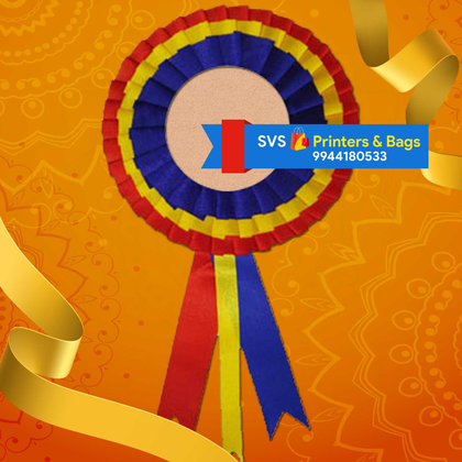 Premium event badge with custom design